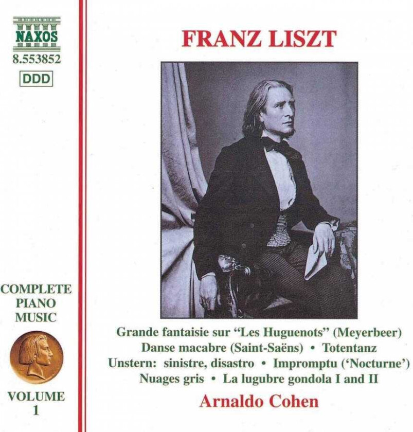 Paul Myers, Arnaldo Cohen, Dominic Cherry Liszt: Piano Works, Vol. 1 CD