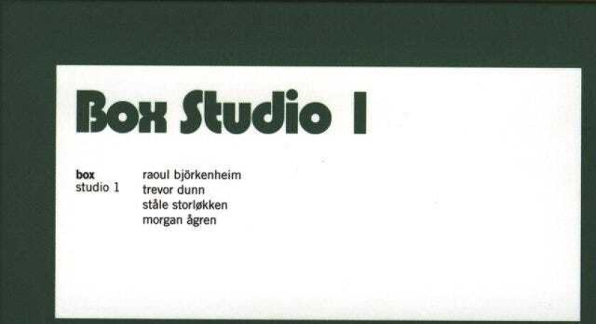 Box Studio 1 CD