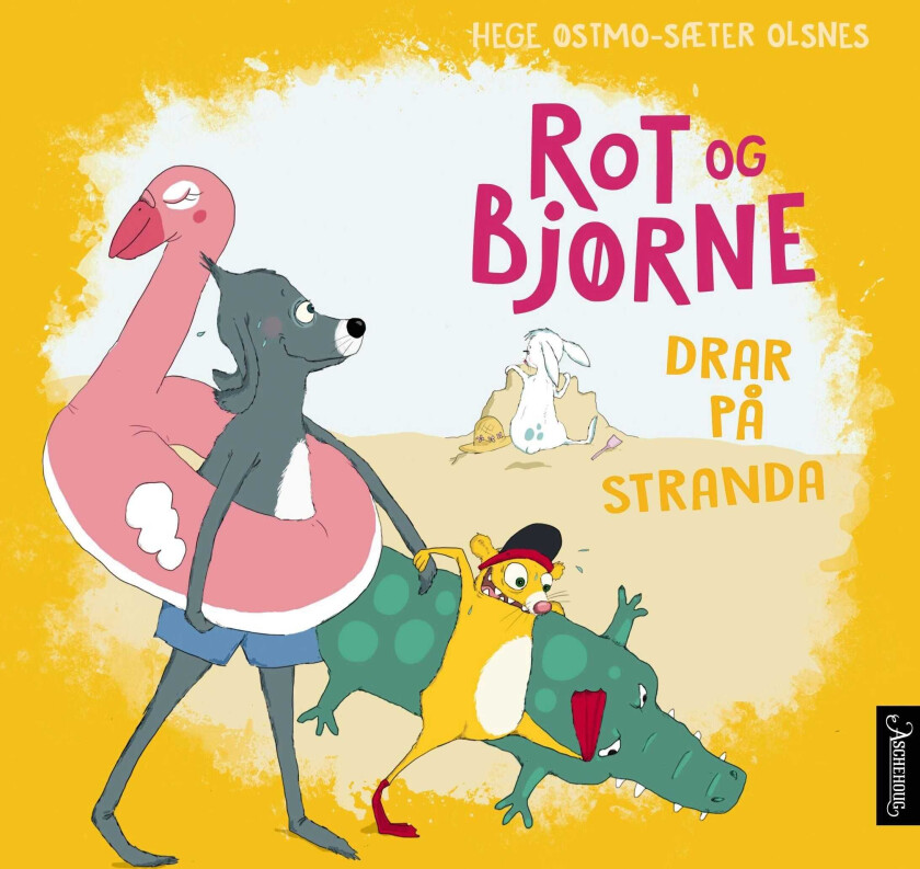 Rot og Bjørne drar på stranda