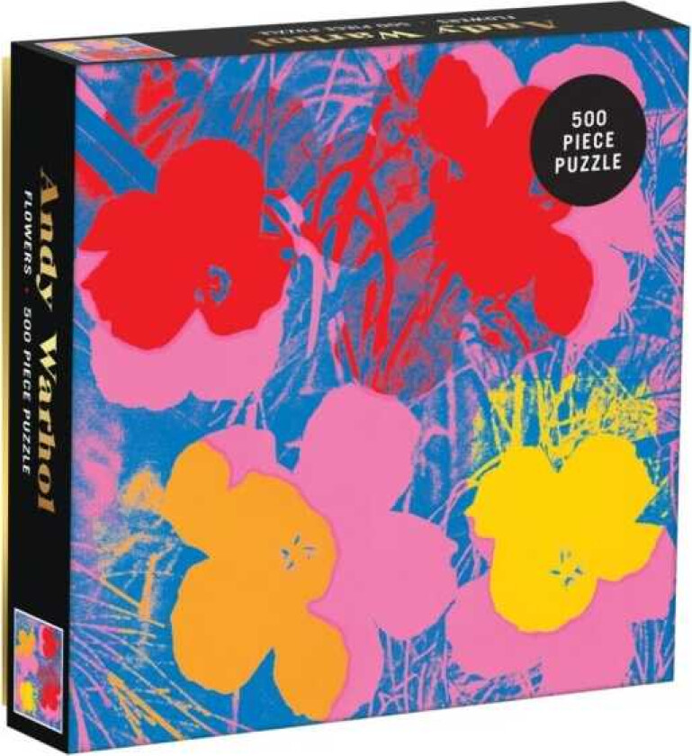 Andy Warhol Flowers 500 Piece Puzzle