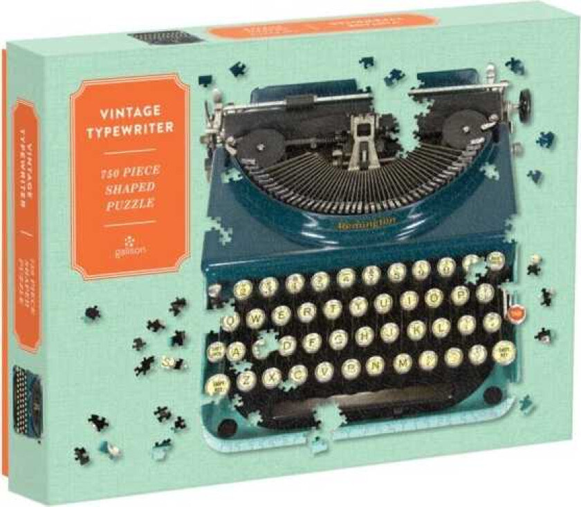 Just My Type: Vintage Typewriter 750 Piece Shaped Puzzle
