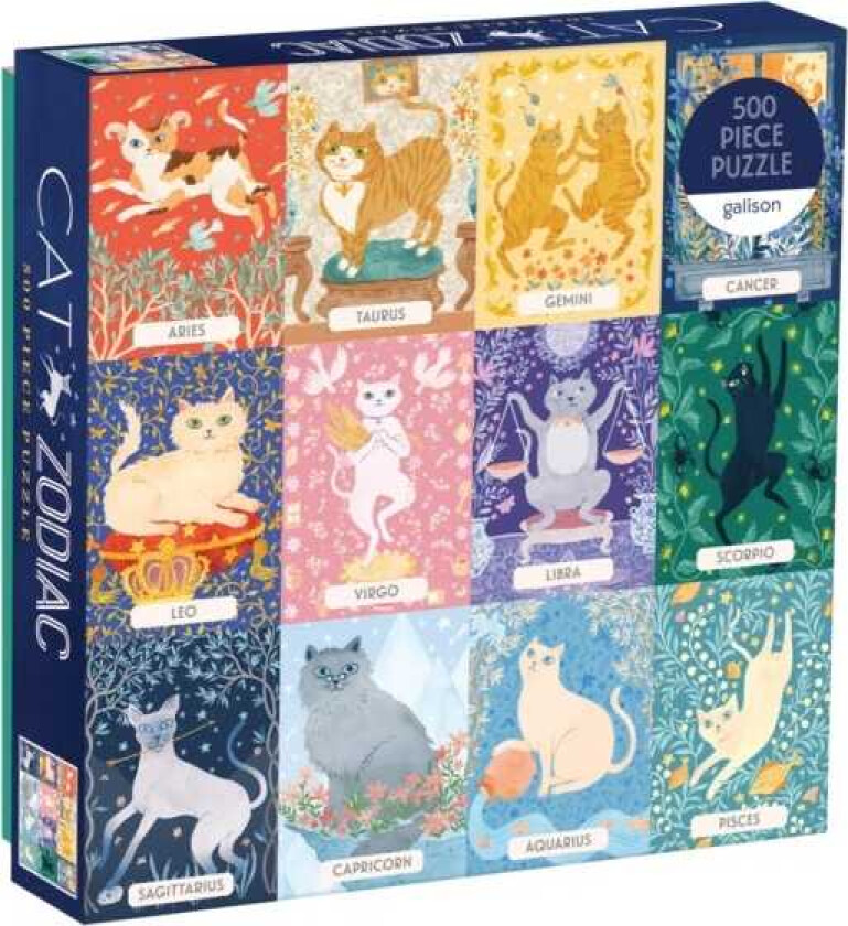 Cat Zodiac 500 Piece Puzzle