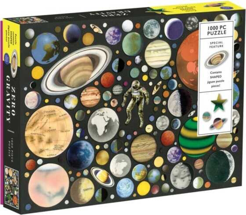 Zero Gravity 1000 Piece Puzzle With Shaped Pieces