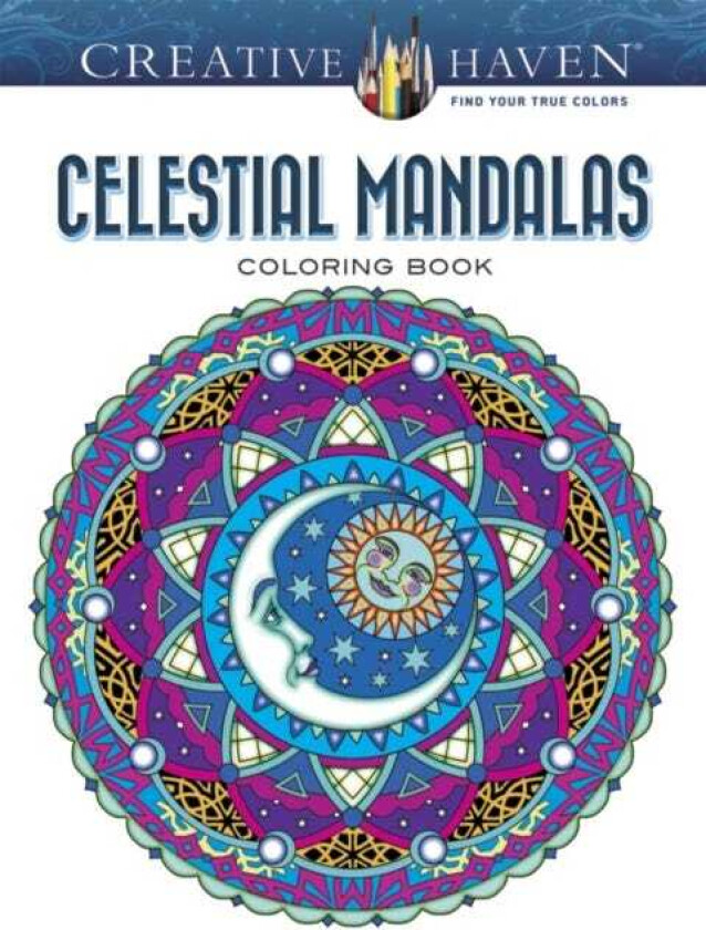 Creative Haven Celestial Mandalas Coloring Book