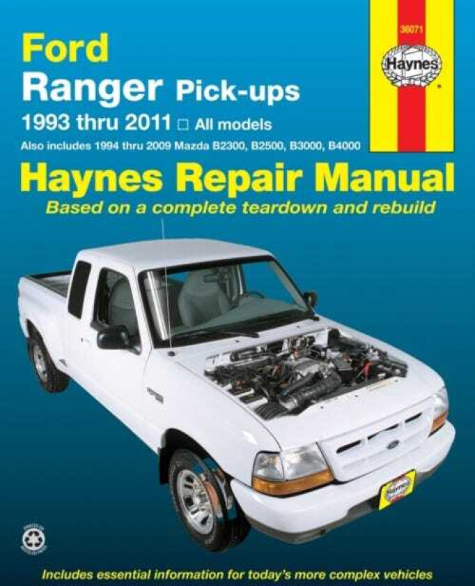 Ford Ranger (19932011) & Mazda B2300/B2500/B3000/B4000 (19942009) Haynes Repair Manual (USA) 19932011