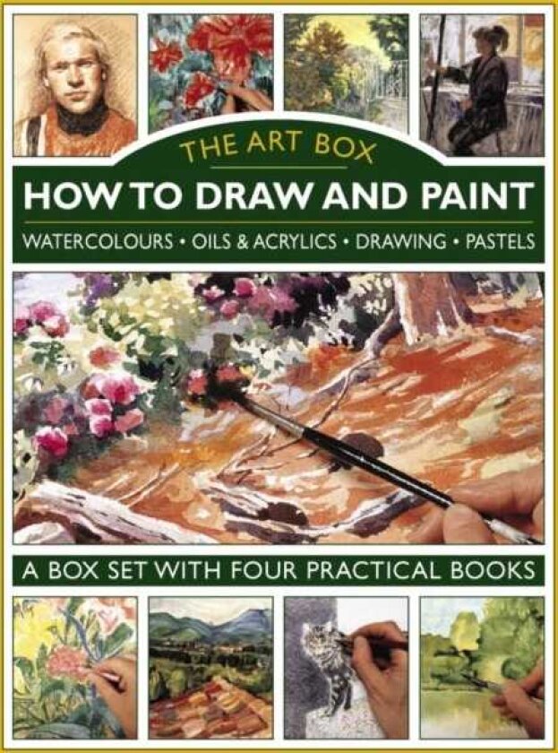 Art Box How to Draw and Paint (4Book Slipcase) Watercolours • Oils & Acrylics • Drawing • Pastels: A Box Set with Four Practical Books