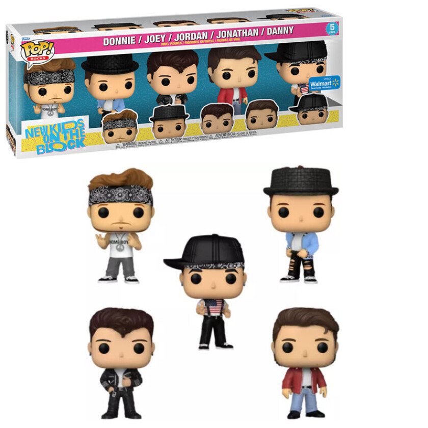 Bilde av Funko Pop! Rocks: New Kids On The Block 5-Pakning