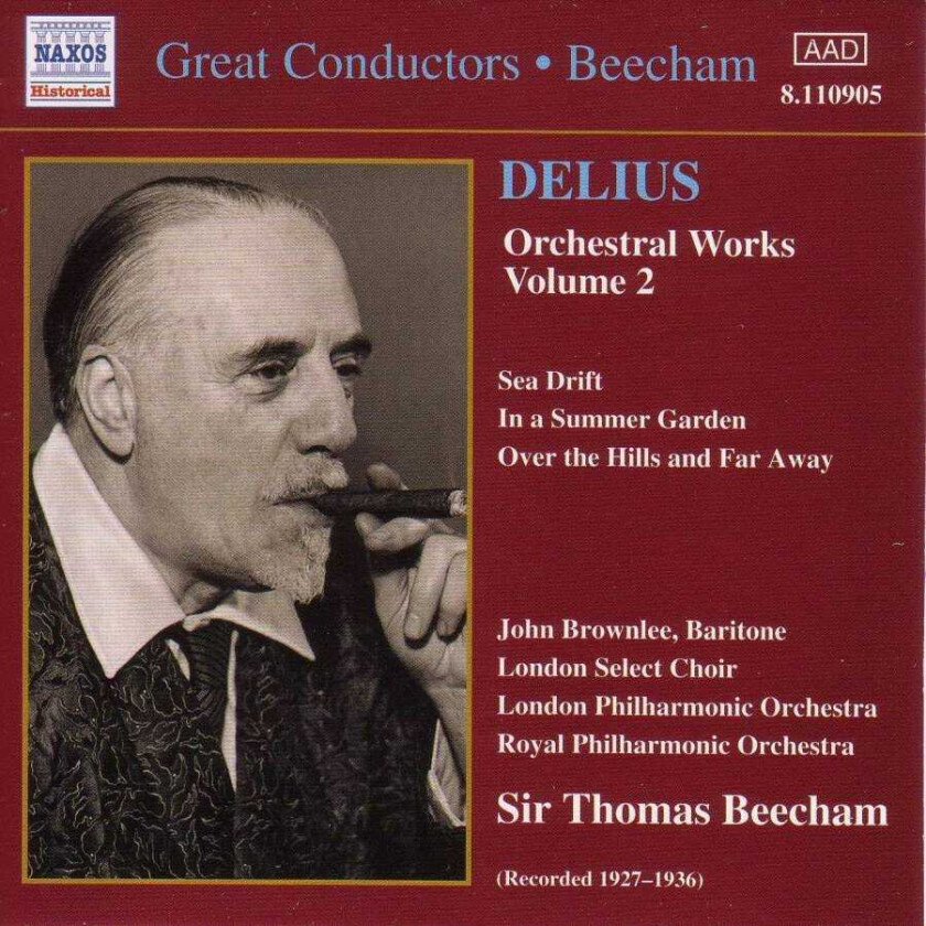 London Philharmonic Orchestra, Sir Thomas Beecham, John Brownlee, London Select Choir, Royal Philharmonic Orchestra Delius Orchestral Works, Vol. 2 CD