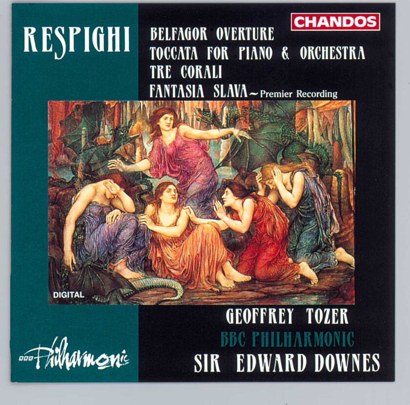 Don Hartridge, BBC Philharmonic Orchestra, Sir Edward Downes, Geoffrey Tozer, Ralph Couzens  Respighi: Orchestral Works  CD