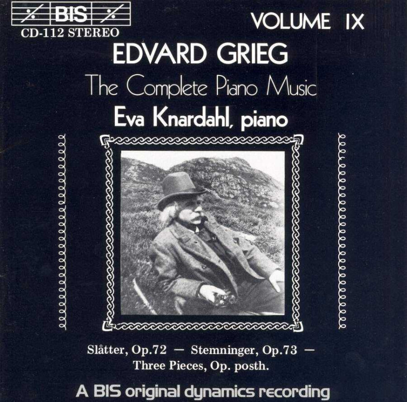 Eva Knardahl Grieg: Piano Works, Vol. 9 CD