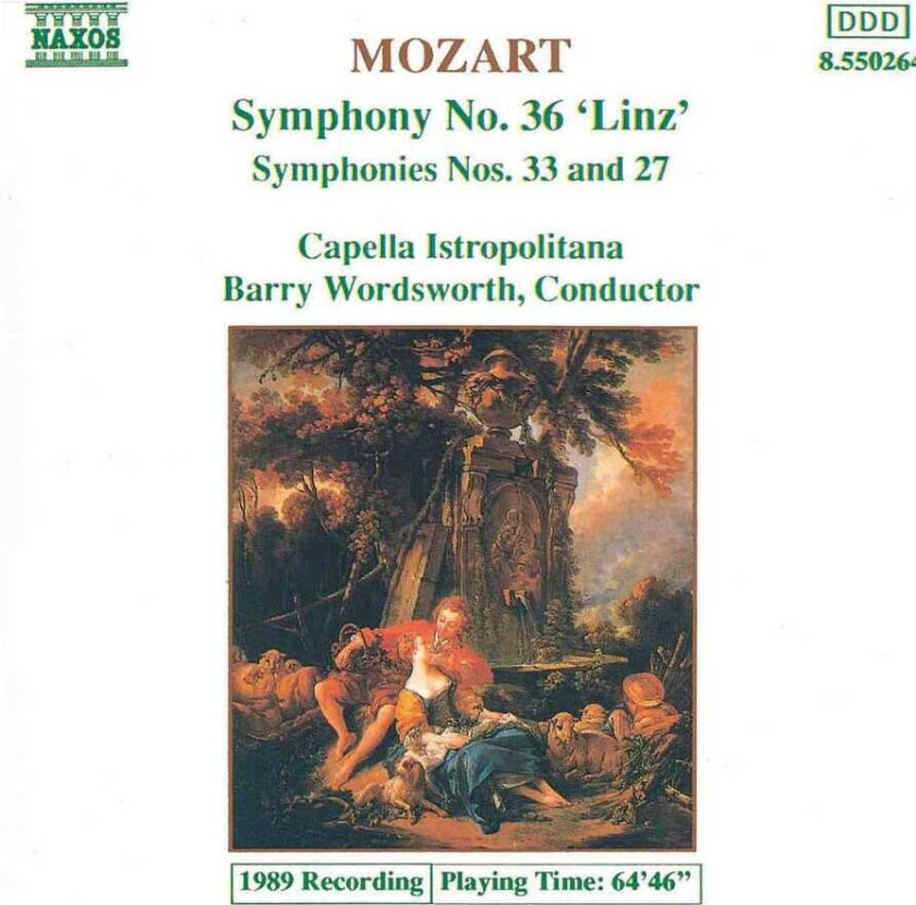 Capella Istropolitana Orchestra, Barry Wordsworth  Mozart: Symphonies  CD