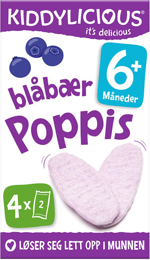 Poppis Blåbær 16g