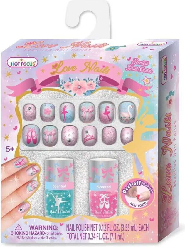 Love Nails Negler Neglelakk Hot Focus