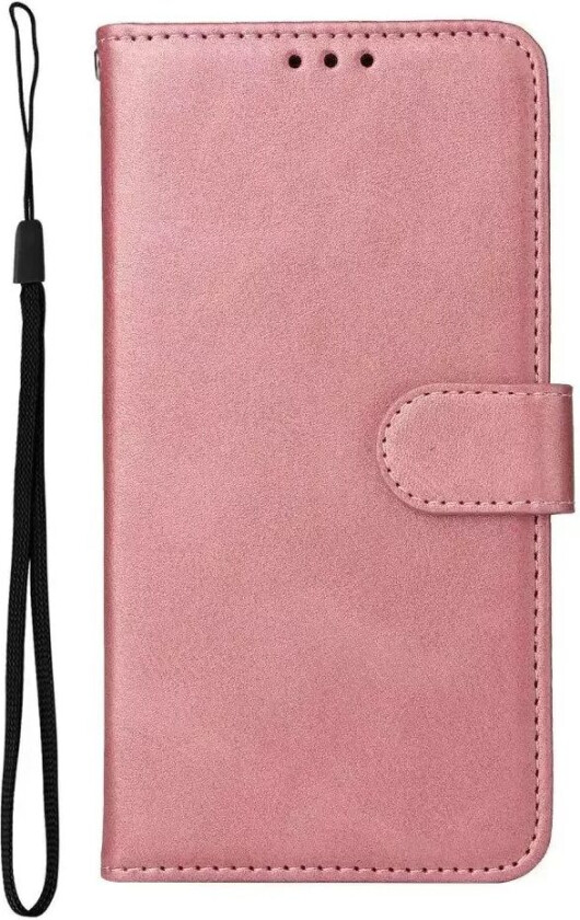 Samsung Galaxy S23 Ultra Flippdeksel i Skinn med Lommebok - Rosa