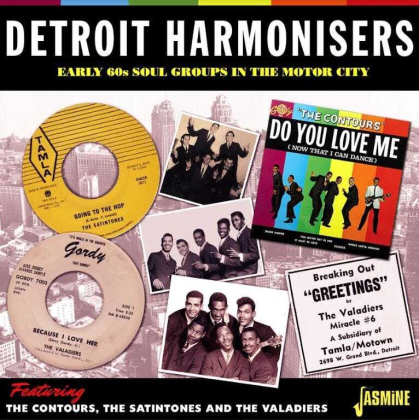 Diverse Soul, The Contours, The Satintones, The Valadiers Detroit Harmonisers Early 60s Soul Groups In The Motor City CD