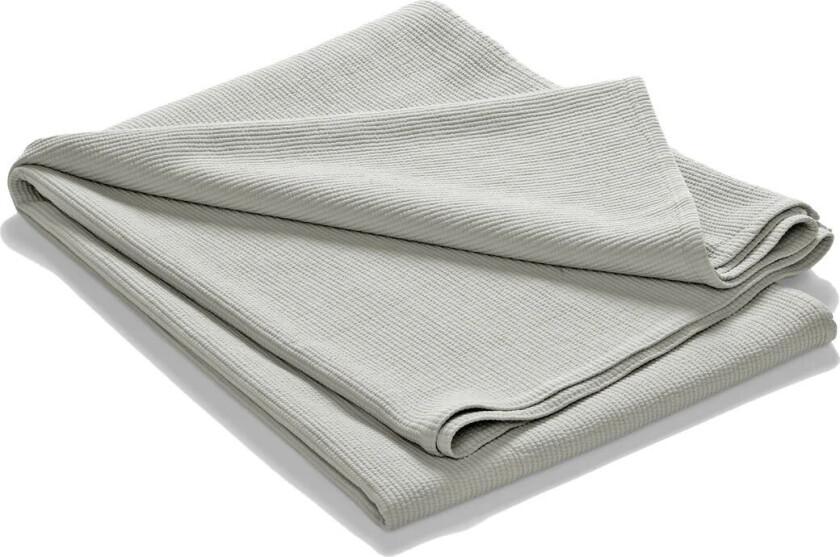 ETOL Design Stripe sengeteppe steinvasket bomull 180 x 260 Lysegrå