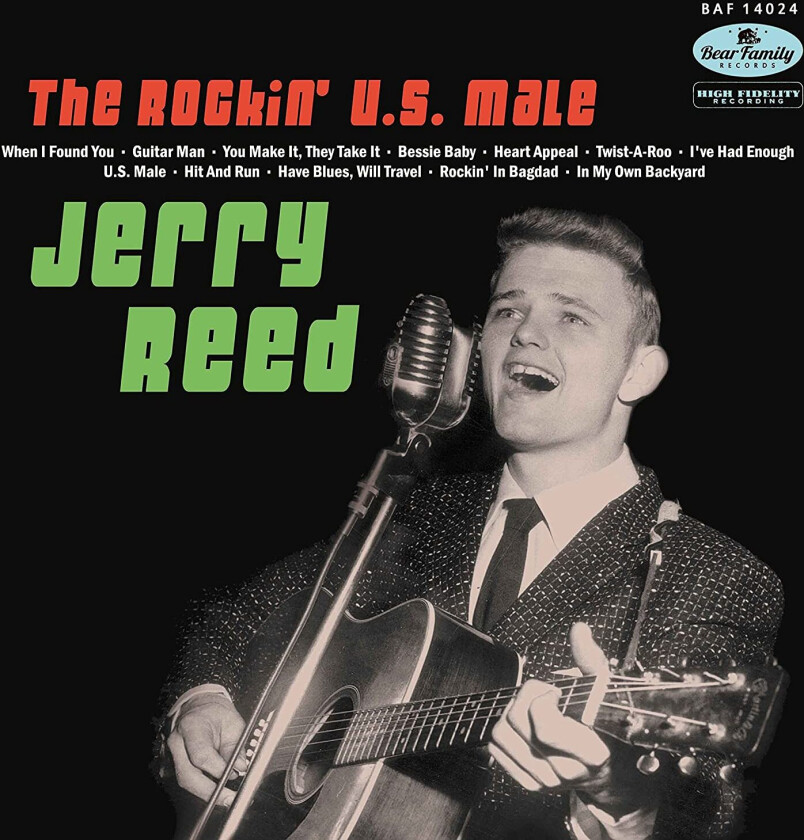 Jerry Reed The Rockin' U.S. Male LP/Vinyl
