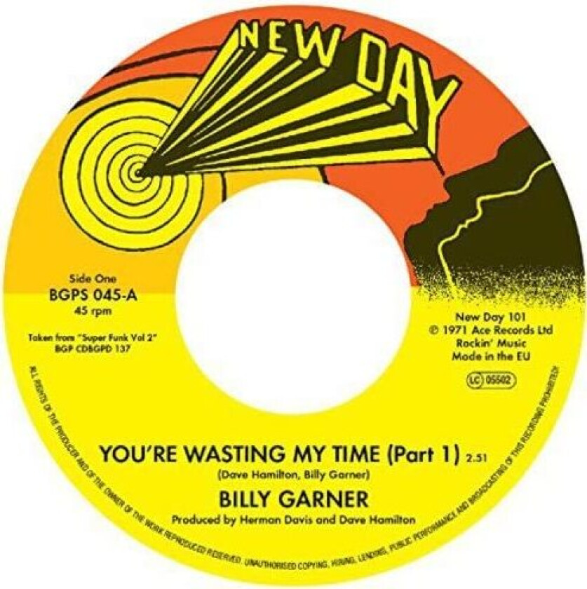 Billy Garner You're Wasting My Time LP/Vinyl