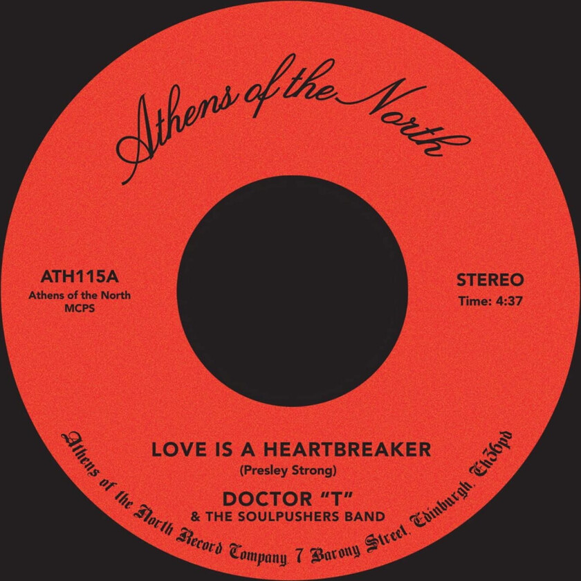 Doctor "T" & The Soul Pushers Band, Presley Strong Love Is A Heartbreaker LP/Vinyl