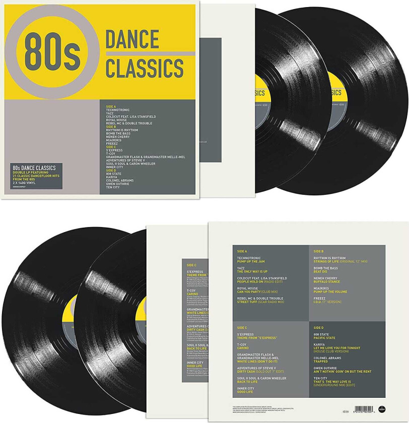 Diverse Artister  80s Dance Classics  LP/Vinyl