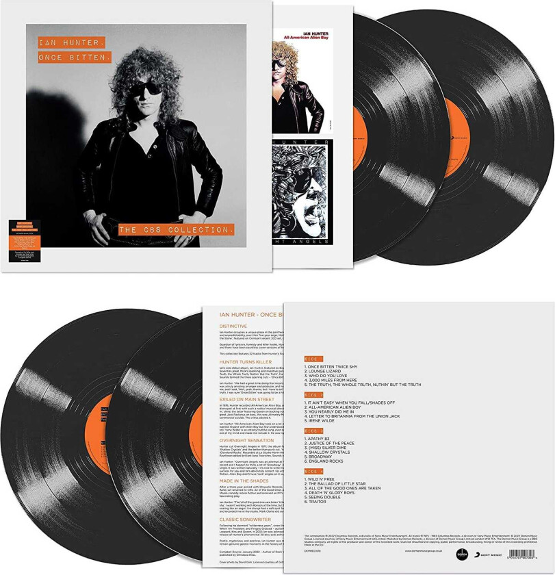 Ian Hunter Once Bitten, The CBS Collection LP/Vinyl