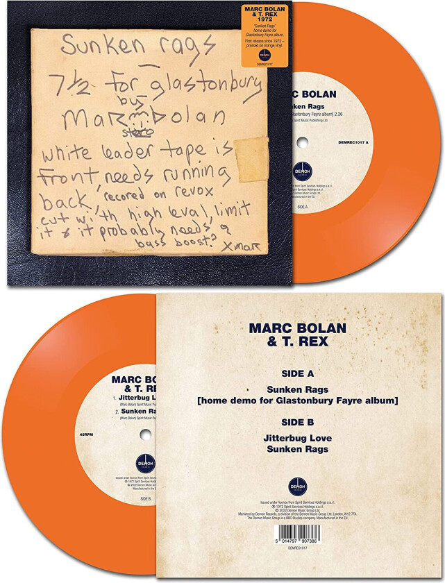 Marc Bolan & T.Rex Sunken Rags LP/Vinyl