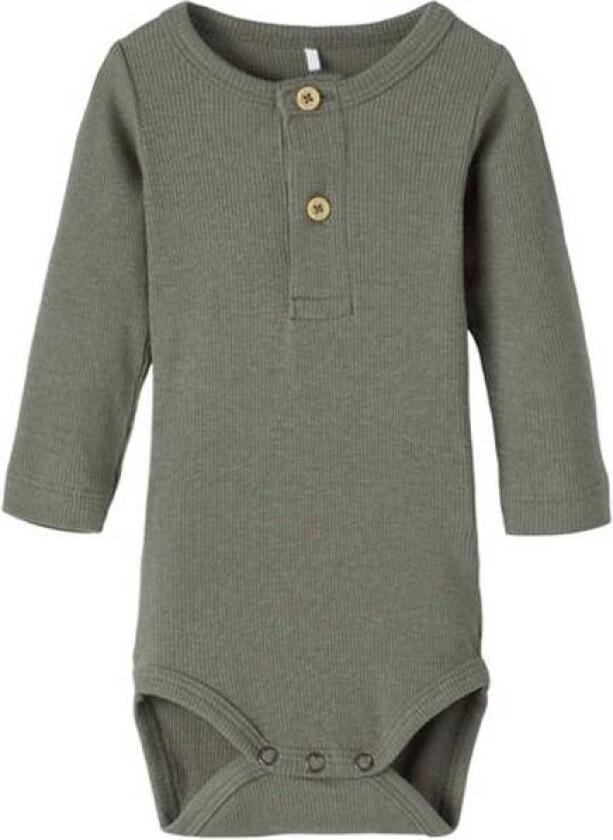 Name It Kab Ribb Body, Dusty Olive Melange