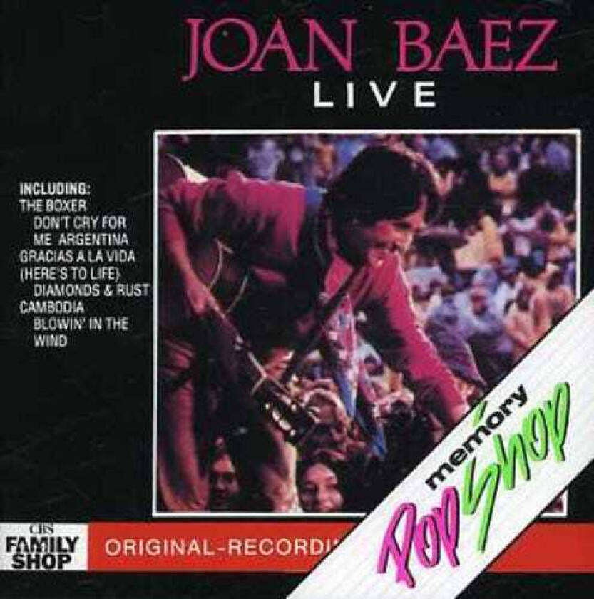 Joan Baez  Live  CD