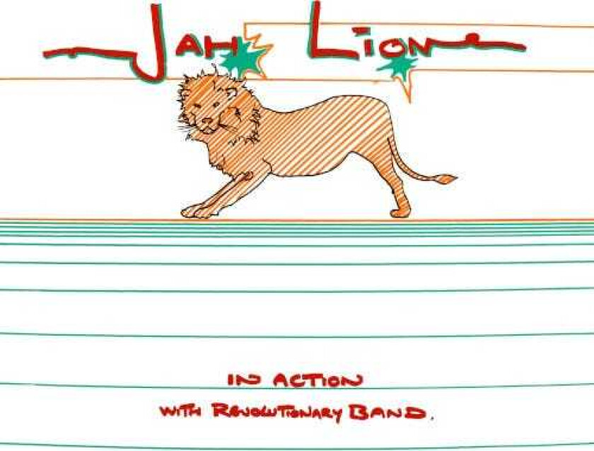 Jah Lion In Action With The Revolutionary Band LP/Vinyl