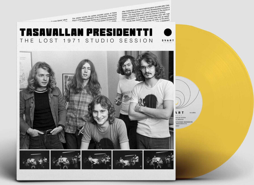 Tasavallan Presidentti The Lost 1971 Studio Session LP/Vinyl