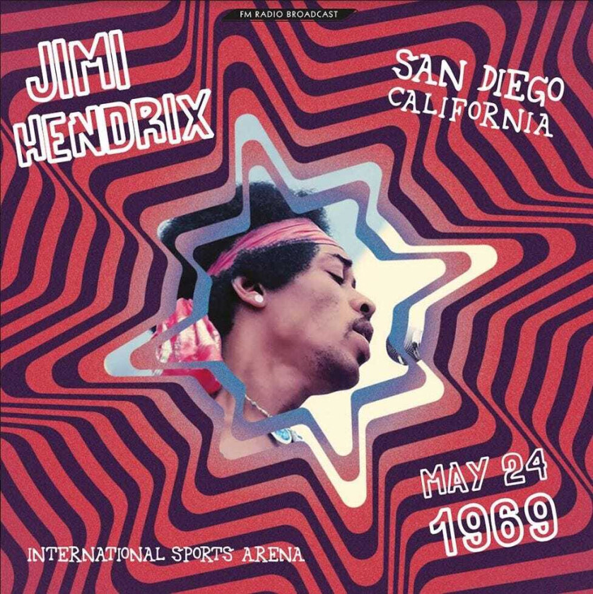 Jimi Hendrix International Sports Arena, San Diego 1969 FM Radio Broadcast LP/Vinyl