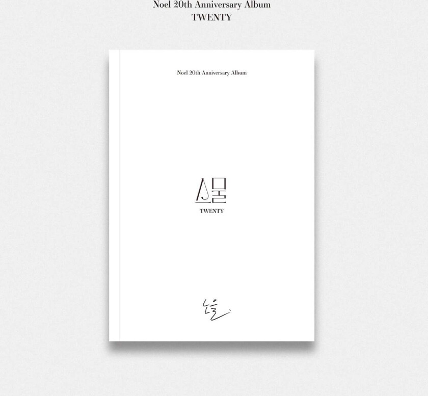 Noel  Twenty  Incl. 64pg Photobook, Postcard, Photocard + Logo Sticker  CD