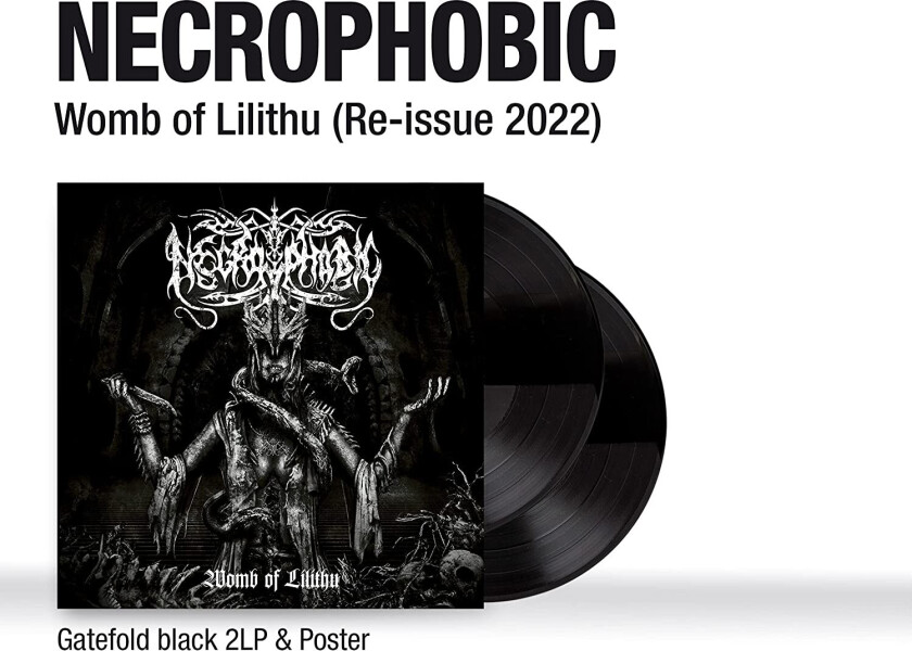 Necrophobic Womb Of Lilithu LP/Vinyl