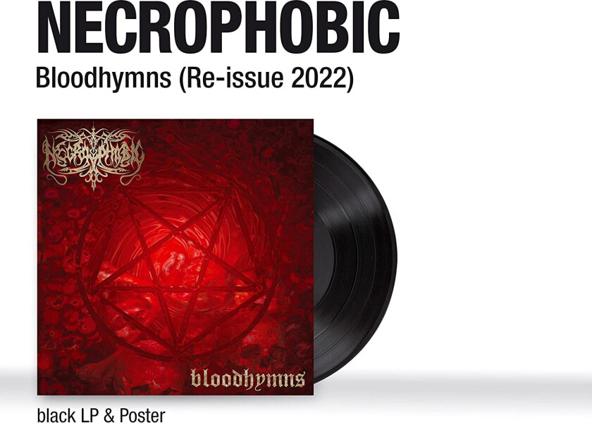 Necrophobic Bloodhymns LP/Vinyl