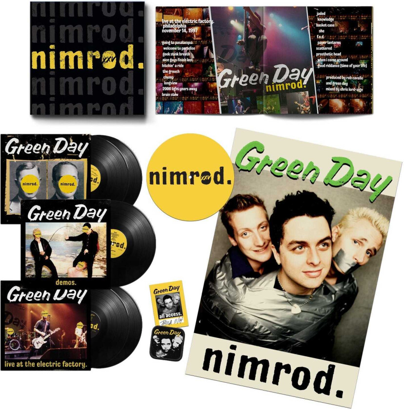 Green Day Nimrod LP/Vinyl