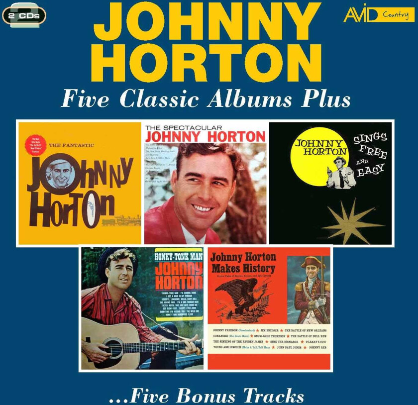 Johnny Horton Five Classic Albums Plus CD