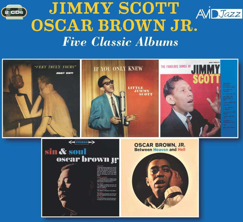 Jimmy Scott, Oscar Brown Jr.  Five Classic Albums  CD