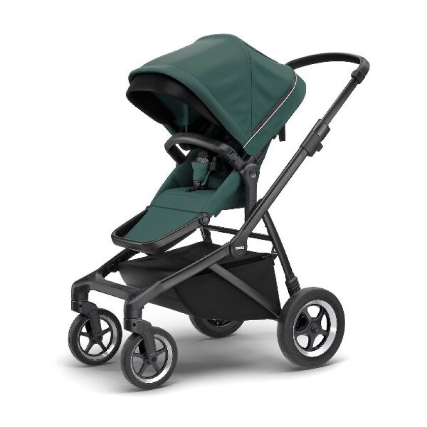 , Barnevogn, Sleek, Duo - Mallard Green/black