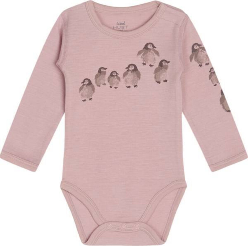 Hust & Claire Body I Ull Med Pingviner, Shade Rose