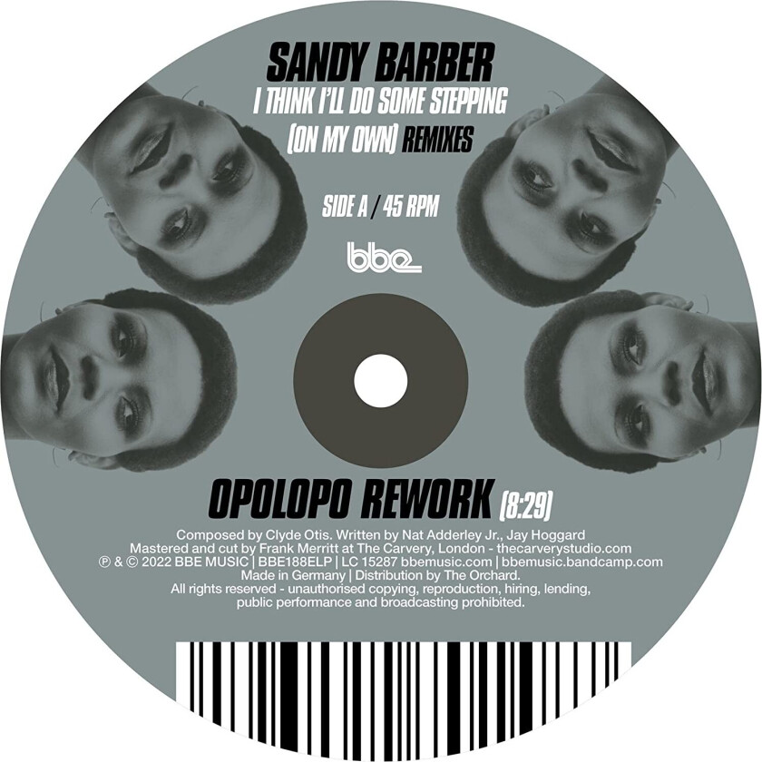 Sandy Barber I Think I'll Do Some Stepping (On My Own) LP/Vinyl