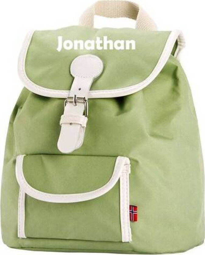 Barnesekk 8,5 Liter Med Navn, Lys Grønn