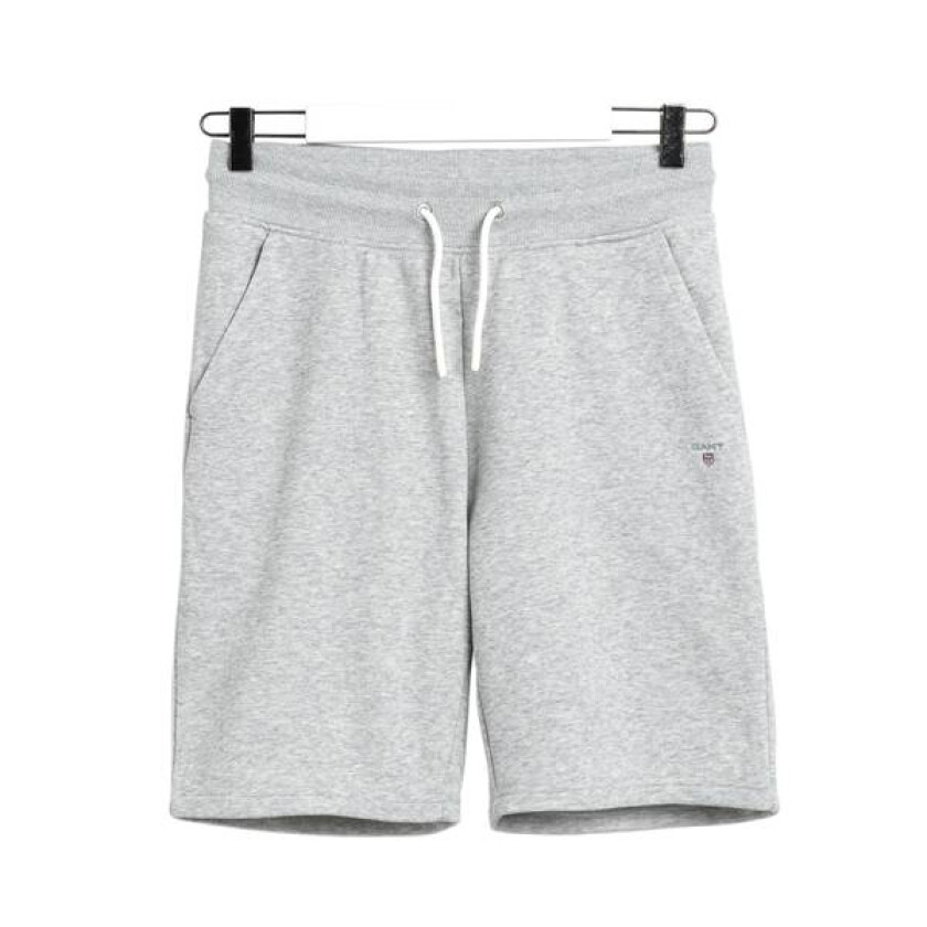 Gant Original Sweat Shorts, Light Grey Melange