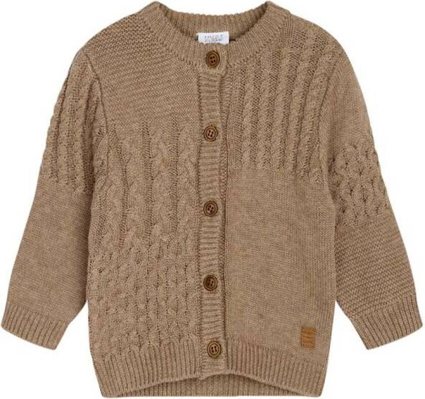 Hust & Claire Charli Cardigan Til Baby, Deer Brown Melange