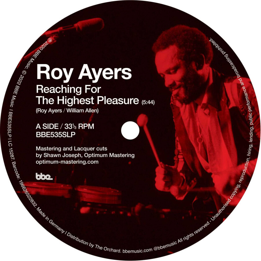 Roy Ayers Reaching The Highest Pleasure LP/Vinyl