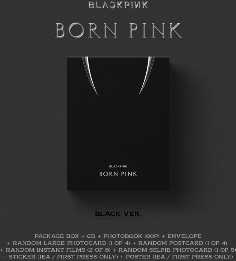 Blackpink Born Pink (Boxset Version B Black) CD