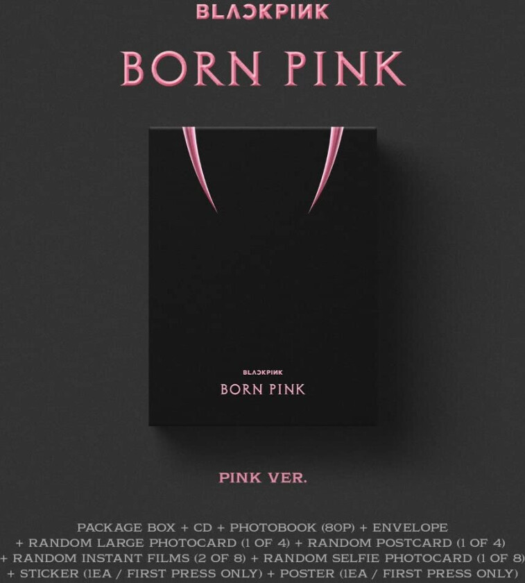 Blackpink  Born Pink (Boxset Version A Pink)  CD