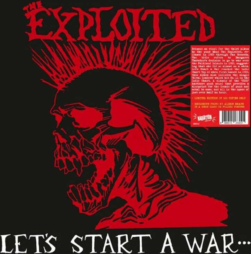 The Exploited Let's Start A War…Said Maggie One Day LP/Vinyl