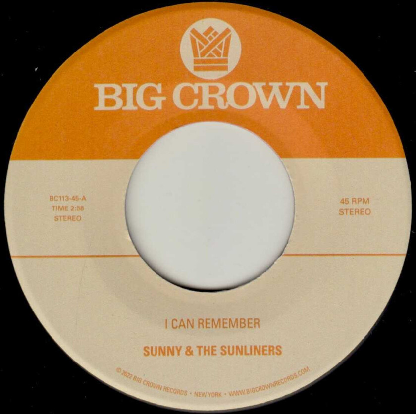 Sunny & The Sunliners If I Could See You Now / Give Me Time LP/Vinyl