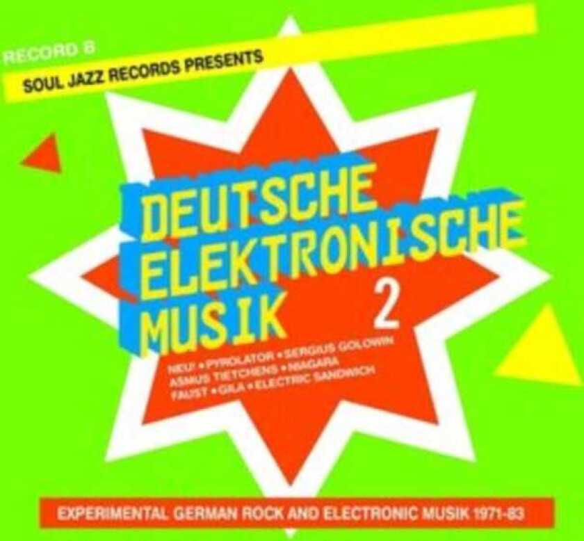 Diverse Electronica  Deutsche Elektronische Musik 2 Record B: Experimental German Rock And Electronic Music 197183  LP/Vinyl