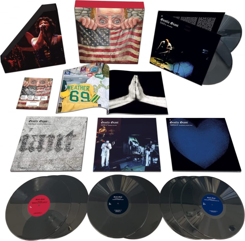 Gentle Giant Front Row Center: US Dates 19761980 Limited Deluxe Box Set LP/Vinyl